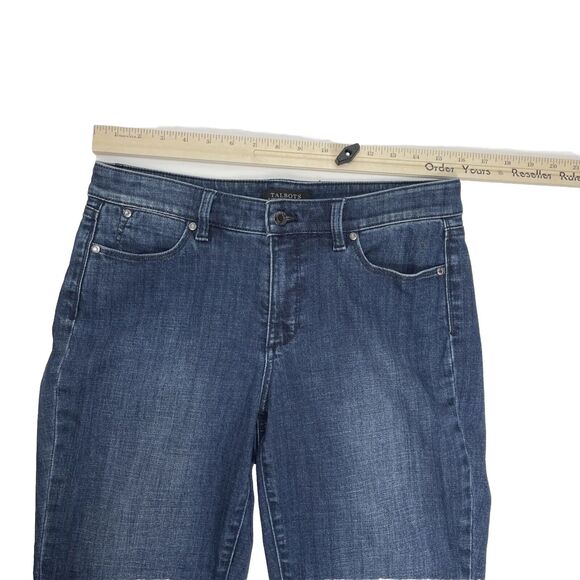 Talbots Flawless Five Pocket Midrise Dark Wash Jeans Women’s Size 10P (J1) - Picture 4 of 6